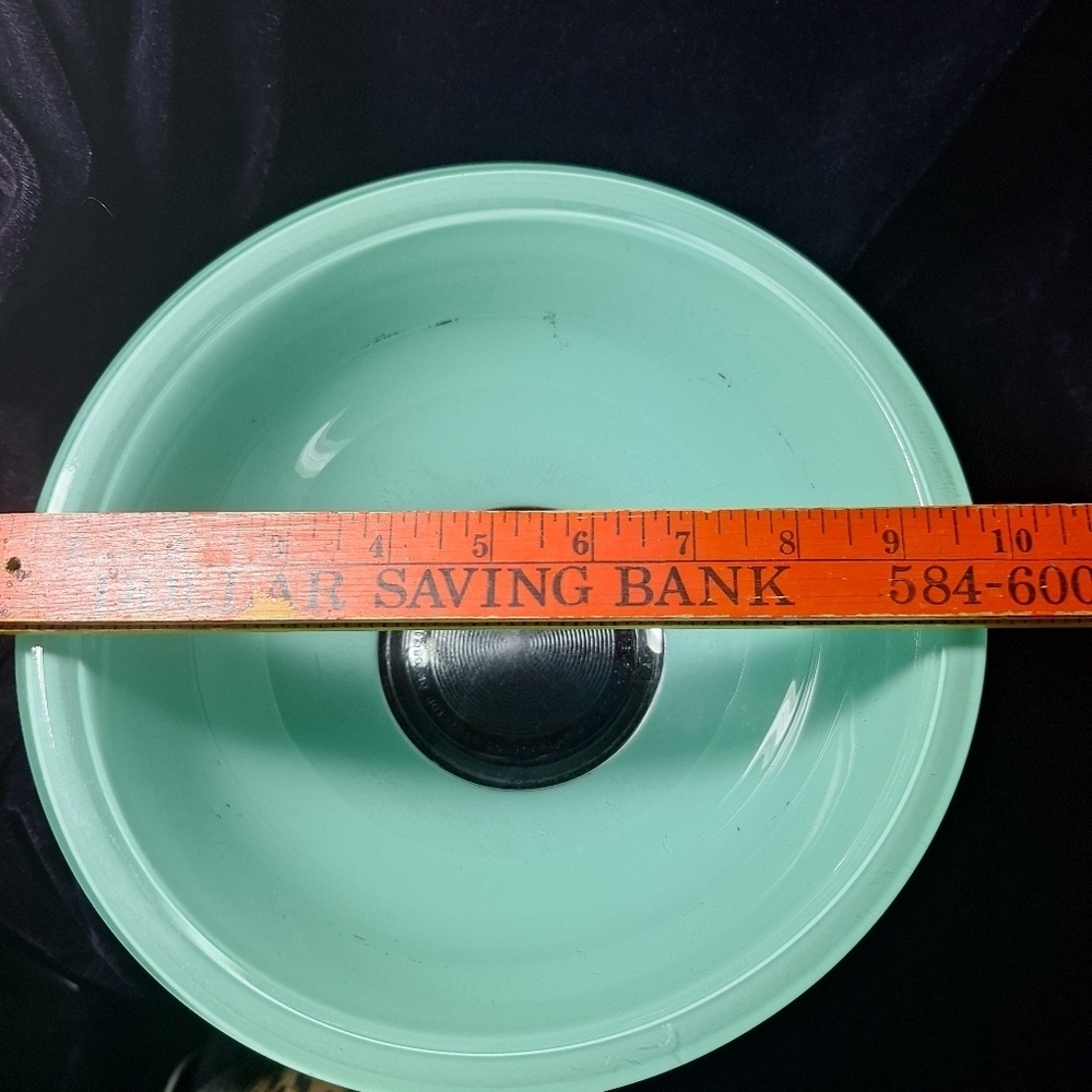 PYREX MIXING BOWL MINT GREEN CLEAR BOTTOM 2.5 - Picture 15 of 17